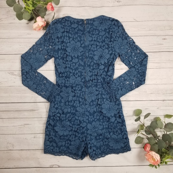 Kimchi Blue Womens Blue Romper - Picture 6 of 7